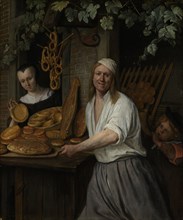 The Baker Arent Oostwaard and his Wife, Catharina Keizerswaard, Jan Havicksz. Steen, 1658