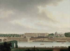 The View from the Batavian Embassy in Paris France, Josephus Augustus Knip, 1801