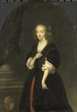 Portrait of Jacoba Bicker (1640-95), wife of Pieter de Graeff, Caspar Netscher, 1663