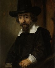 Portrait of a man, thought to be Dr. EphraÃ¯m Bueno, Rembrandt Harmensz. van Rijn, 1645 - 1647
