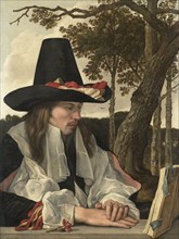 A Man Reading, Anonymous, c. 1660