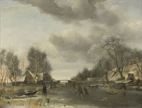 Winter Scene, Jan van de Cappelle, c. 1652 - c. 1653