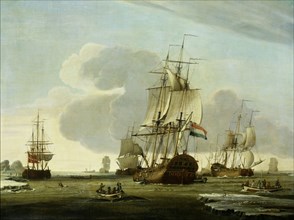 The Groenlandvaarder Zaandam of the Shipping Company Claes Taan and Son, Zaandam, on a Whale Hunt ,