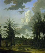 Plantation in Suriname, Dirk Valkenburg, 1707