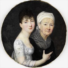 Portrait of an old and a young woman, Johns, 1790 - 1810