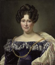 Portrait of Johanna Henriette Engelen, second Wife of Daniel Francis Schas, Alexandre Jean Dubois