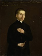 Portrait of Charles van der Meulen, Missionary to CuraÃ§ao, Anonymous, 1844 - 1849