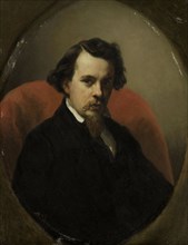 Portrait of Charles Henri Joseph Leicker, Painter, Nicolaas Pieneman, 1853