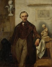 Portrait of a Sculptor, perhaps Johannes Antonius van der Ven, Anonymous, c. 1845