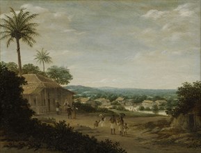Brazilian Village, Brazil, Frans Jansz Post, 1675 - 1680