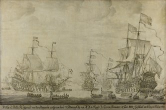 Council of War aboard The Seven Provinces, the Flagship of Michiel Adriaensz de Ruyter, 10 June