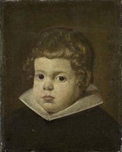 Portrait of a Boy about three years old, possibly Prince Balthasar Carlos, Son of the Spanish King