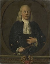 Portrait of Abraham van Riebeeck, Governor-General of the Dutch East Indies, Anonymous, 1750 - 1800