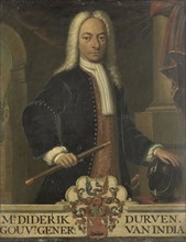 Portrait of Diederik van Durven, Governor-General of the Dutch East Indies, Hendrik van den Bosch,