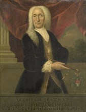 Portrait of Abraham Patras, Governor-General of the Dutch East India Company, Theodorus Justinus
