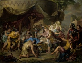 The Death of Epaminondas, Isaac Walraven, 1726