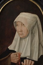 Portrait of Jacomina Claesdr van Ruyven, Wife of Arent Franckensz van der Mee, Anonymous, c. 1550 -