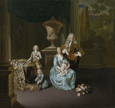 Portrait of Diederik, Baron van Leyden van Vlaardingen with his Wife and three Sons, Willem van