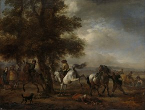 The Kicking White Horse, Philips Wouwerman, 1650 - 1668