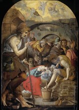 Adoration of the Shepherds, Anthonie Blocklandt, 1560 - 1572