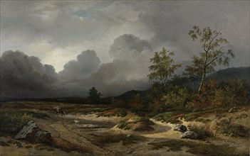 Landscape with a Thunderstorm Brewing, Willem Roelofs, I, 1850