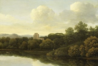 Wooded Landscape with River, attributed to Johan de Lagoor, 1645 - 1680