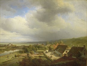Hilly Landscape near Wageningen, The Netherlands, Abraham Johannes Couwenberg, 1833 - 1844