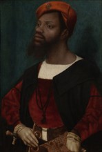 Portrait of an African Man, Christophle le More?, Jan Jansz Mostaert, c. 1525 - c. 1530