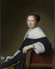Portrait of Maria van Strijp, Johannes Cornelisz. Verspronck, 1652