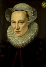 Portrait of Grietje Pietersdr Codde, died 1607, Wife of Jacob Bas, Adriaen Thomasz. Key, 1586