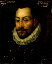 Portrait of an unknown Count or Officer, possibly Count John the Old of Nassau or Louis of Nassau,