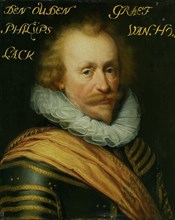 Portrait of Philips, Count of Hohenlohe zu Langenburg, workshop of Jan Antonisz van Ravesteyn, c.