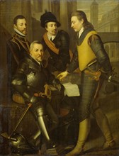 Group Portrait of the four Brothers of William I, Prince of Orange: the Counts of Nassau Jan,