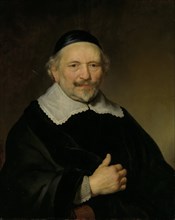 Portrait of a Man, possibly Augustijn Wtenbogaert, or Johannes Wtenbogaert, Tax Collector of