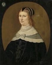 Portrait of a Woman, called Theodora de Visscher, Wife of Jacob Rijswijk, Anonymous, 1640 - 1650