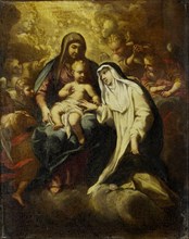 Mystical Marriage of Saint Rosa of Lima, attributed to Lazzaro Baldi, 1666 - 1670