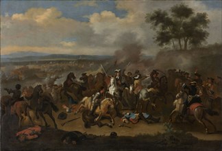 Battle of the Boyne, 12 July 1690 between Kings James II and William III, Jan van Huchtenburg, 1690