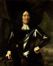 Portrait of an Admiral, possibly Adriaen Banckert, Vice-Admiral of Zeeland, Anonymous, c. 1670