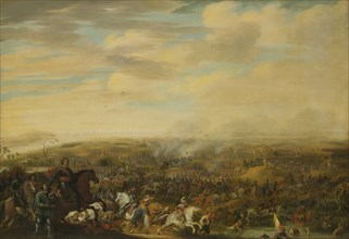 Prince Maurice at the Battle of Nieuwpoort, 2 July 1600, Pauwels van Hillegaert, c. 1632 - c. 1640