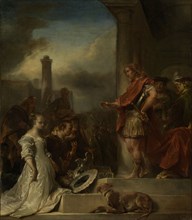 The continence of Scipio, Jan van Noordt, 1623-1676, 1672