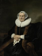 Portrait of an Old Lady, Possibly Elisabeth Bas, attributed to Ferdinand Bol, c. 1640 - c. 1645