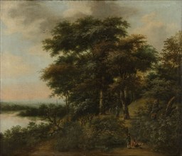 Wooded Landscape, Anthonie Waterloo, 1640 - 1690