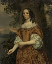 Maria de Witte FranÃ§oisdr, b 1616, Wife of Johan van Beaumont, Jan Mijtens, 1661