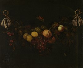 A Garland of Fruit, Johannes Borman, c. 1653 - c. 1658
