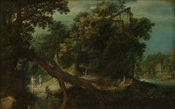 Mountainous landscape, Adriaen van Stalbemt, 1600 - 1640