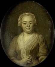 Portrait of Margaretha van Leuvenigh, Wife of Bernardus de Bosch, Jan Maurits Quinkhard, 1743