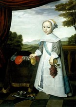 Portrait of Johannes van Rees as a Child, Half Brother of Elisabeth van Oosten, formerly entitled