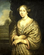 Portrait of Petronella van der Burcht, first Wife of FranÃ§ois Leidecker, Zacharias Blijhooft, 1674
