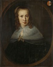 Portrait of Digna de Maets, Wife of FranÃ§ois Leydecker, Bernardus Swaerdecroon, 1640 - 1654