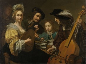 A Musical Party, Gerard van Kuijl, 1651